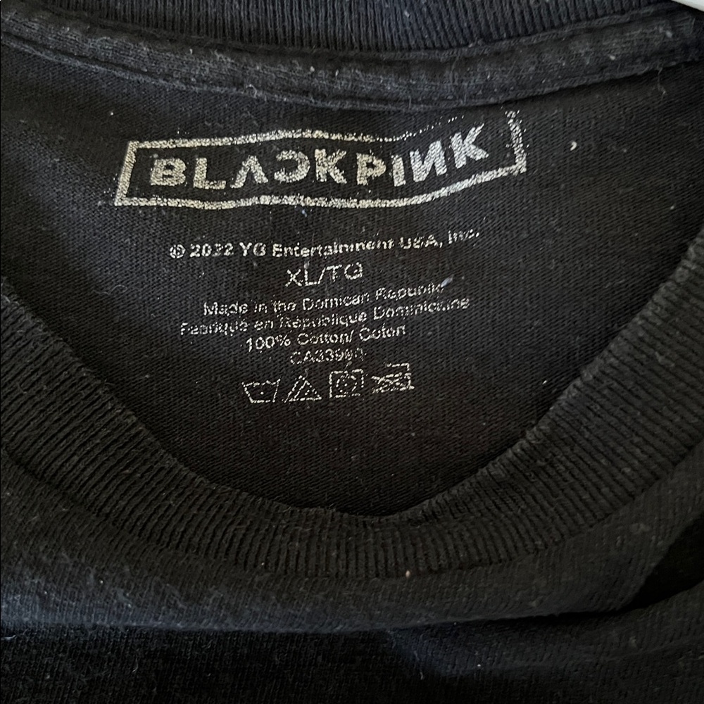 Blackpink 2022 Graphic Band T Shirt Black Pink K Pop XL - Picture 4 of 4